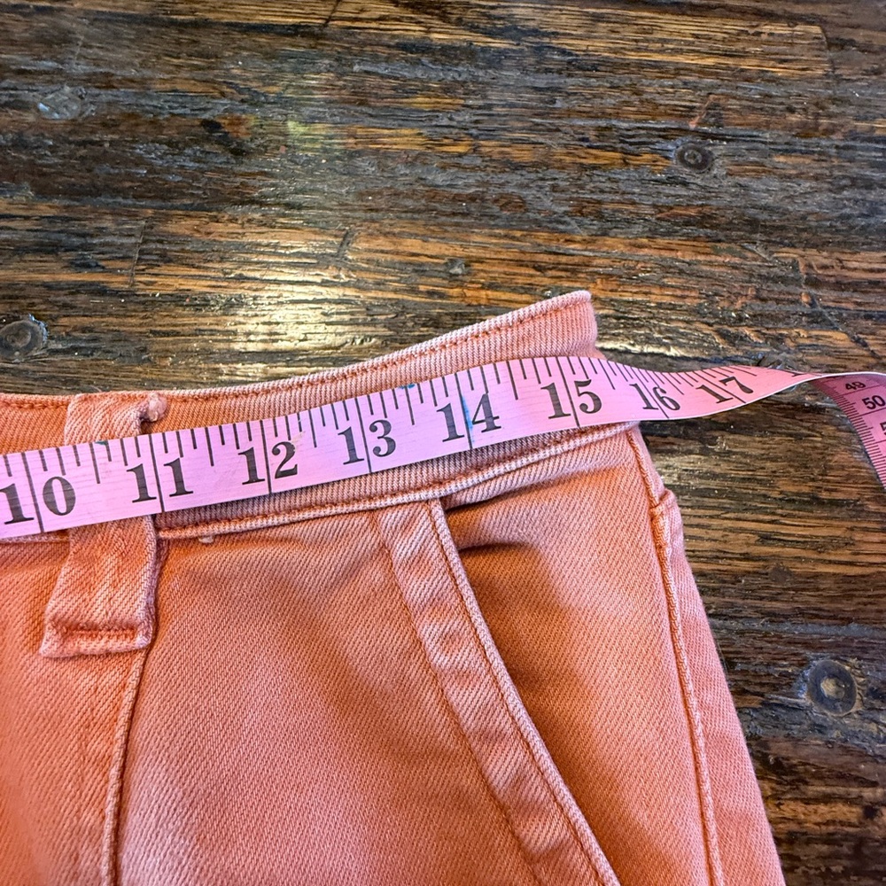 STS Blue 29 Stylish Front Seam Detailing Diane High Rise Rust Pants Wide Leg - Picture 12 of 17